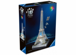 Ravensburger 3D Puzzle Iconics: Eiffelturm - mit Licht (216 Teile)