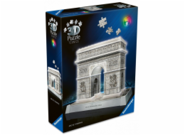 Ravensburger 3D Puzzle Iconics: Triumphbogen Paris - mit Licht (216 Teile)