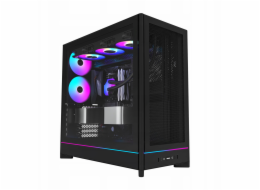 Montech HS01 PRO  (schwarz, Tempered Glass)