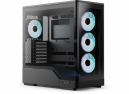 Aerocool P500A-BK-v1  (schwarz, Tempered Glass x 2)