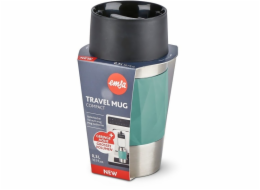 Emsa TRAVEL MUG Compact Thermobecher (petrol/edelstahl, 0,3 Liter, Drehverschluss)