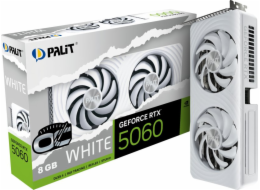 Palit GeForce RTX 5060 OC WHITE 8GB (weiß, DLSS 4, 3x DisplayPort, 1x HDMI 2.1)