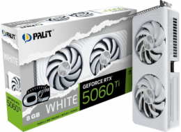 Palit GeForce RTX 5060 Ti OC WHITE 8GB (weiß, DLSS 4, 3x DisplayPort, 1x HDMI 2.1)