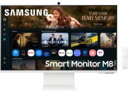 Samsung S32FM801UU (80 cm (32 Zoll), weiß, UltraHD/4K, VA, HDMI, USB-C, Lautsprecher)