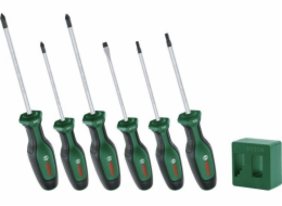 Bosch Powertools Sada šroubováků s magnetizátorem, 6dílná (zeleno-černá, s magnetizátorem, plochý a křížový PH/TX)