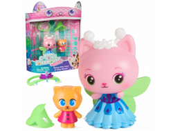 Spinmaster Gabby s Dollhouse: Der Film - Queen Kitty Fee & Kätzchen Gnom Figuren-Set