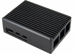 Inter-Tech ODS-739 Raspberry Alu Case (schwarz, für Raspberry Pi5)