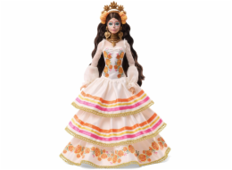 Mattel Barbie Signature Dia De Muertos 2025 - Panenka v krémových volánek
