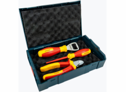 Bosch Powertools PRO Handwerkzeug-Set in L-BOXX Mini, 3-teilig (blau)