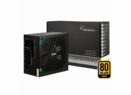 Inter-Tech HA-1200BA4 (schwarz, 1x 12-Pin High Power GPU, 3x PCIe, Kabelmanagement, 1200 Watt)