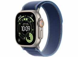 Apple Watch Ultra 3 (titan, 49 mm, Trail Loop blau/hellblau M/L, Titangehäuse, Cellular)