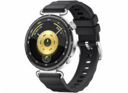 Huawei Watch GT 6 41mm (Konsu-B19F) (schwarz, schwarzes Fluorelastomerarmband)