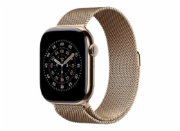 Apple Zlatý milánský náramek pro pouzdro 46 mm - velikost M/L