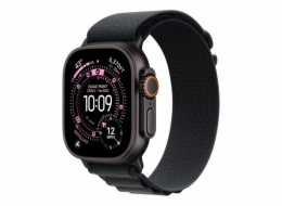 Apple Černý řemínek Alpine pro pouzdro 49 mm - velikost M - černé titanové prvky