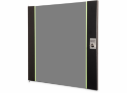 Digitus Glas-Fronttür für 19 12HE Wandgehäuse Unique Serie (schwarz, 12 Höheneinheiten)