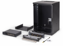 Digitus Netzwerk-Set SOHO Pro 10 315x300 mm (BxT) (schwarz, 9 Höheneinheiten)