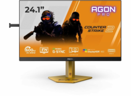 AOC AGON PRO CS24A Counter-Strike 2 Edition (61.2 cm (24.1 Zoll), schwarz/gold, FullHD, Fast-TN, HDMI, DP, USB-Hub, 610Hz Panel)