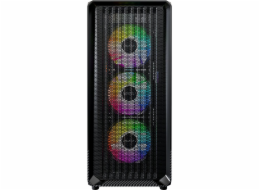 Montech X5  (schwarz, Tempered Glass)