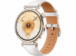 Huawei Watch GT 6 41mm (Konsu-B19L) (gold, weißes Lederverbundarmband)