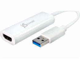 j5create USB adaptér j5create JUA254 externí USB grafická karta 2048 x 1152 px bílá