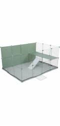 Zolux Výběh pro králíky Neopark NEOLIFE zelený 140x105x70