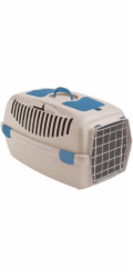 DoggyDolly Přepravní loď Gulliver 3 s kovovými dveřmi 61x40x38cm bílá travertinová barva 8003507998537