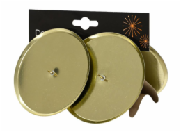 NENURODYTA_V Sada svícnů, zlatá, D8 cm, 4 ks.