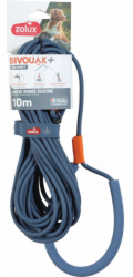 Zolux ZOLUX BIVOUAK kulaté silikonové vodítko pro psy modré 10m