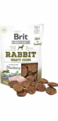 BRIT Meat Jerky Coins Rabbit - pamlsek pro psa - 80g