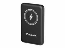 Verbatim Charge n Go 10000mAh s magnetickým bezdrátovým stojánkem, černá