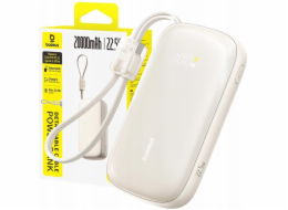 Baseus Powerbanka EnerFill FC21 Qpow 3 Ultra 20000mAh 22,5W s displejem a kabelem v balení - béžová
