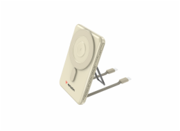 Verbatim , Powerbank Charge, n, Go se dvěma kabely, 5V, nabíjení telefonu, 32253, 5000 mAh, magnetický držák, zlatá