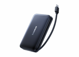 Bezdrátová powerbanka Baseus PicoGo Qi2 10000mAh, 27W, s kabelem USB-C černá