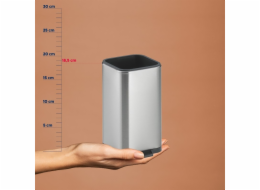 Odkapávač na příbory Plata nerez matná stříbrná 10,0x11,5x18,5cm KL-12128