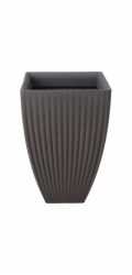 Květináč 40 x 40 x 60 cm šedý KO-Y54199200