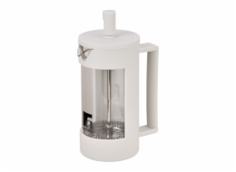 Konvice na čaj a kávu LINES French Press 350 ml bílá BG-38360-GY