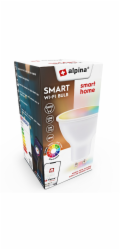 Chytrá žárovka LED RGB WIFI bílá + barevná GU10 ED-225431