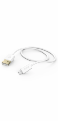 Hama 00201581 nabíjecí kabel, USB-A - Lightning 1,5m bílý