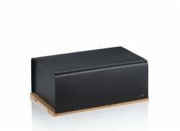 Chlebník Kiril kovový černý 38,0x23,0x16,0cm KL-17891