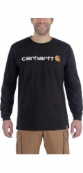 Carhartt Tričko Carhartt EMEA Signature Graphic L/S Černé