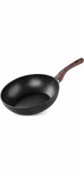 MagicHome Pánev Wok Black Marble Line, 28 cm