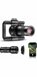 Sada objektivu APEXEL 2v1 TELE 6x + makro 150 mm pro telefon / APL-TM6