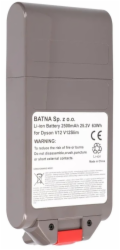 ExtraLink Baterie, akumulátor pro vysavač Dyson V12, 25,2 V 2500 mAh