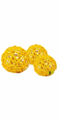 Dekorace Lata Ball 4 cm barevný mix 4 ks