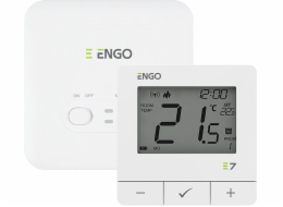 Engo Controls E7-RFW - Programovatelný bezdrátový regulátor teploty, bílý