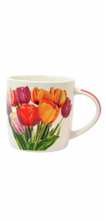 Hrnek 300 ml tulipány porcelán