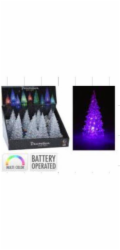 Stromeček vánoční LED color 12 cm