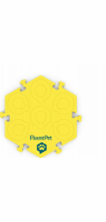 Woopie FluentPet - HexTile Flex - Pěnová podložka na knoflíky - Žlutá