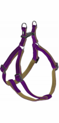 Nobby NOBBY MĚKKÝ POSTROJ S ÚCHOPEM L-XL FIALOVÝ 20mm/50-72cm