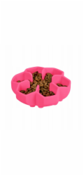 Collar Silikonová miska pro psy WAU s pomalým odváděním vody 450ml růžová